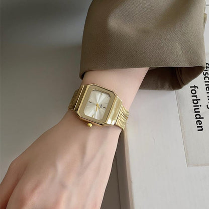Vintage Square Gold Tone Watch