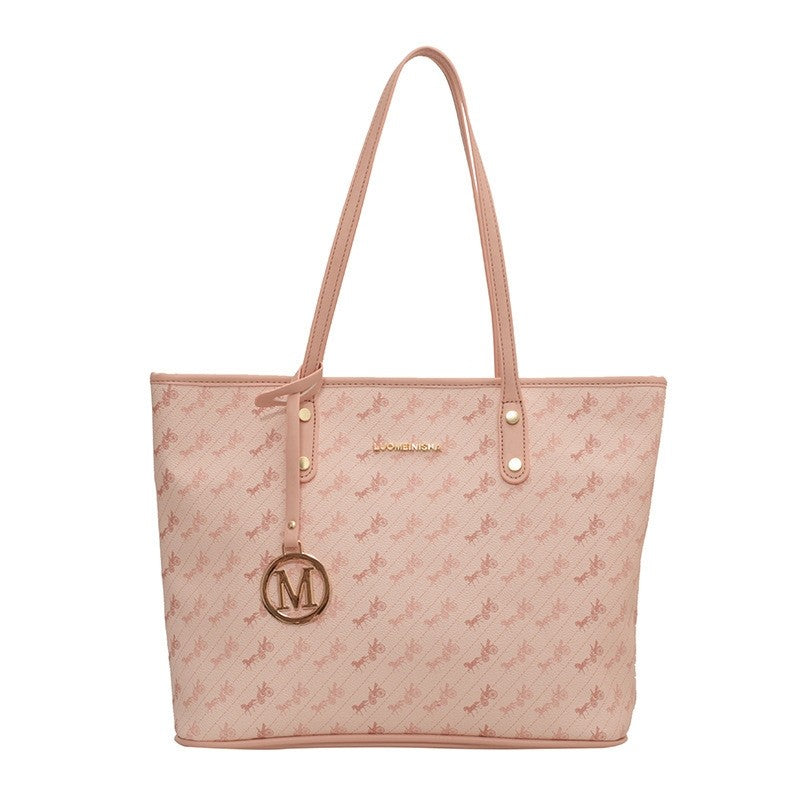 Retro Handbag With Pendant