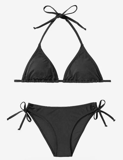 Halter Bikini String Tie 2PCS Swimwear Set