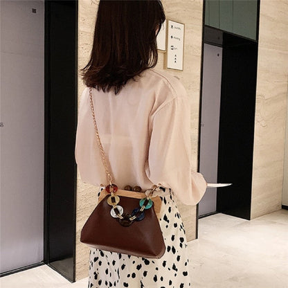 Multicolor Single Shoulder Crossbody Square Bag