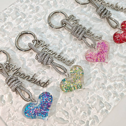 Cute Love Braided Keychain Bag Charm