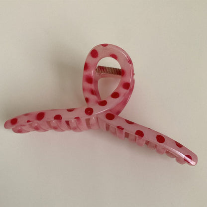 Cute Polka Dots Geometric Hair Claw