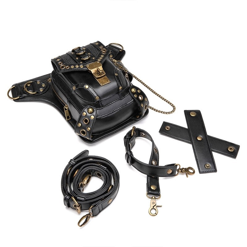 Retro Punk Casual Crossbody Waist Bag