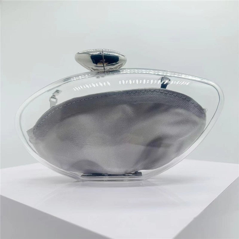 Acrylic Clear Evening Clutch