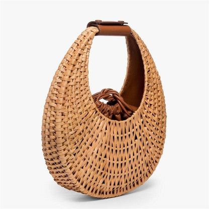 Durable Fashion Rattan Weaving Hand Bag