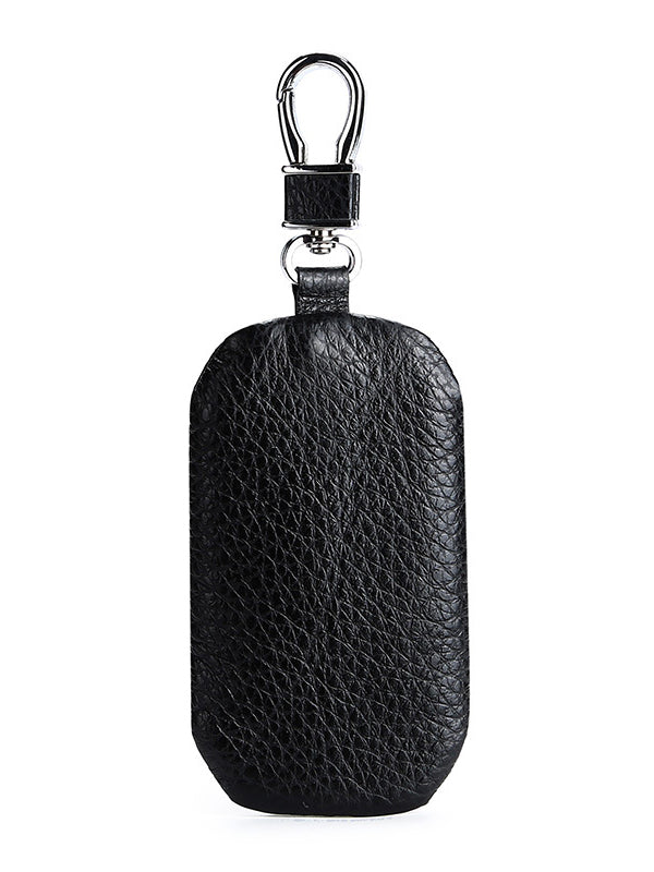 Retro Leather Car Key Holder Key Bag Keychain Wallet