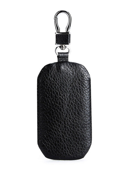 Retro Leather Car Key Holder Key Bag Keychain Wallet