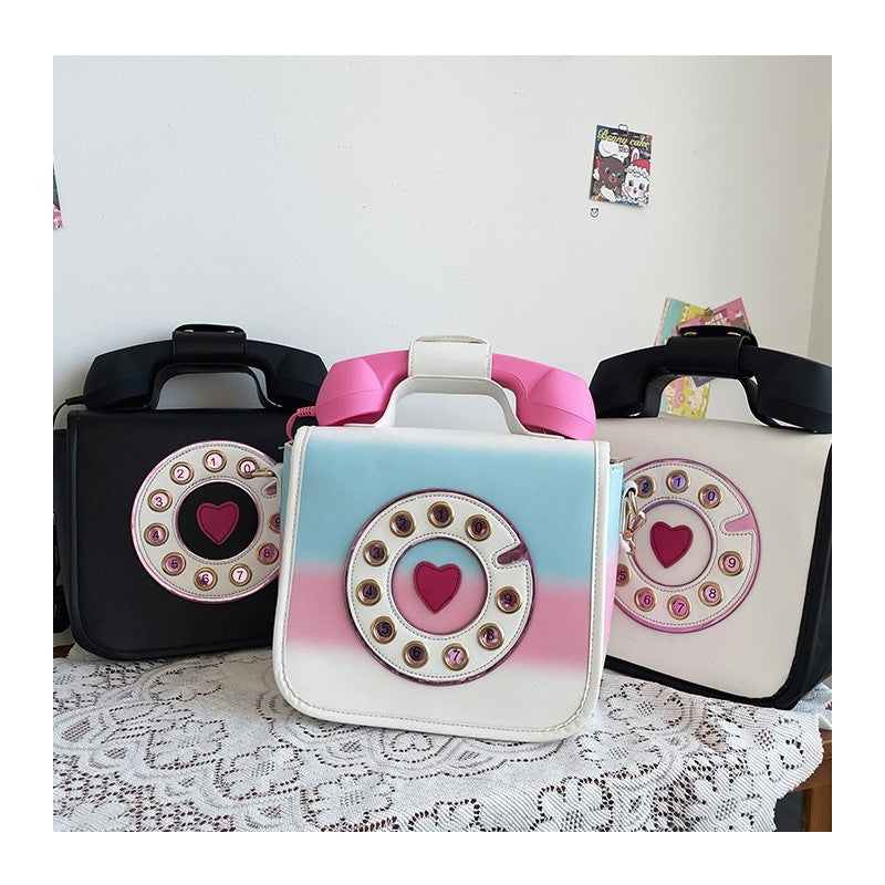 Creative Telephone Design Handle Bag