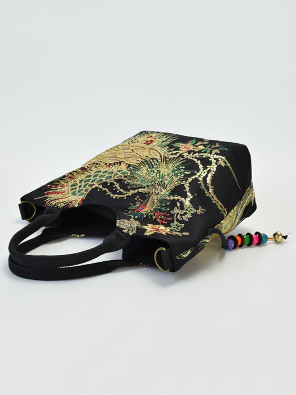 Peacock Embroidery Ethnic Bag