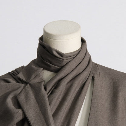 Solid Color Long Sleeve Lapel Hollow Blazer Outerwear