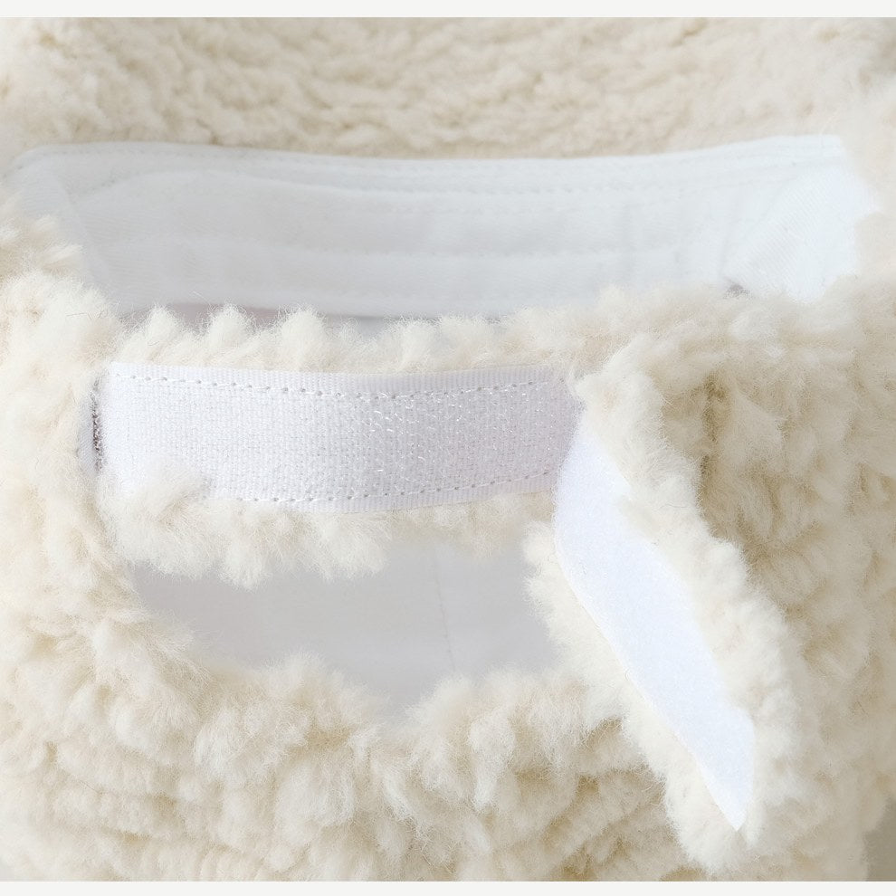 Solid Color Teddy Fleece Padded Warm Hat