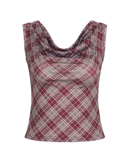 Retro Flared Collar Off-Shoulder Slim Shirt