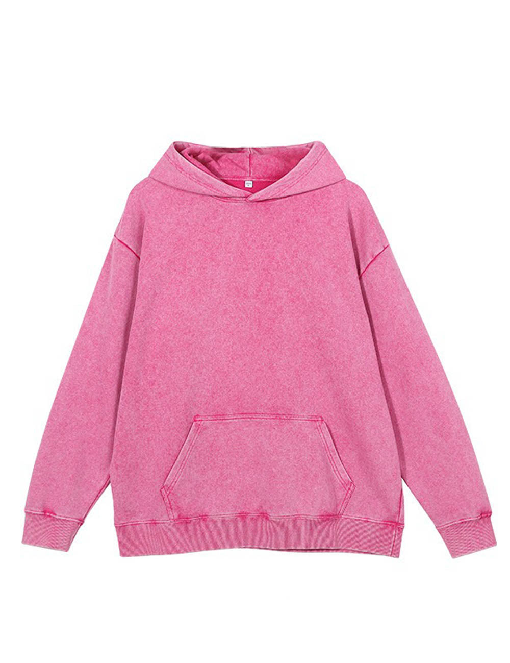 Washed Hooded Casual Oversize Hoodie