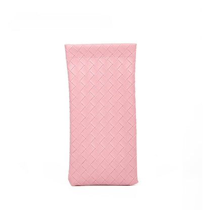 Squeeze Top Leather Travel Eyeglass