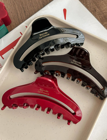 2+Hellow Out Solid Color Hair Clips