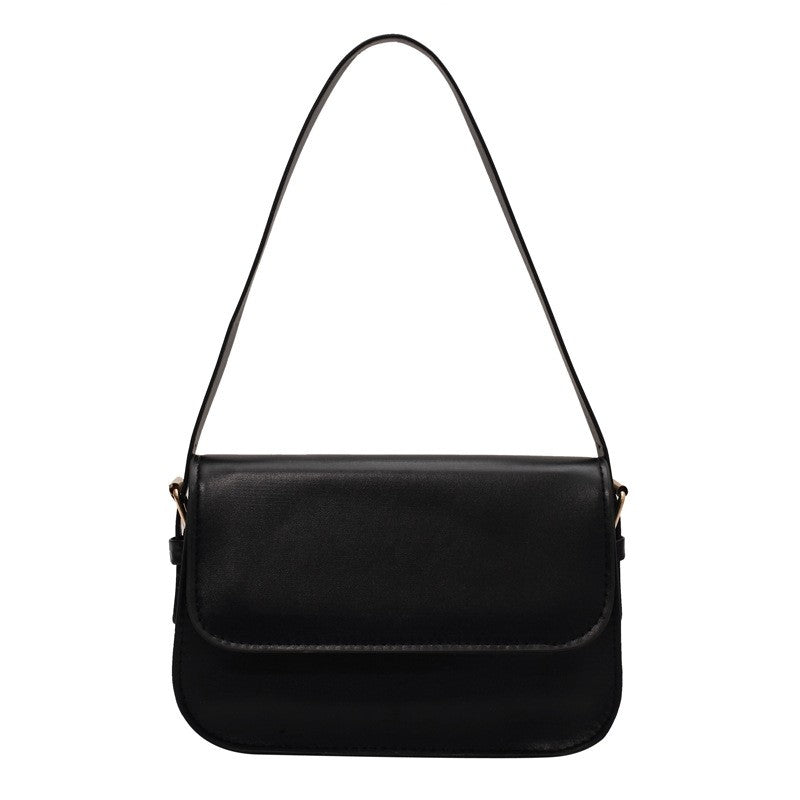 Leather Recreational Solid Simple Crossbody Bag