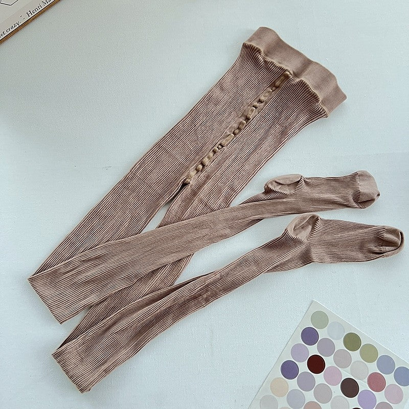 Simple Solid Color Thin Leggings