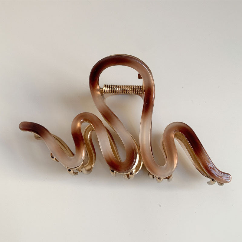 Irregular Wave Large Nonslip Hair Clips