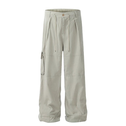 High Street Drawstring Waist Cargo Pants