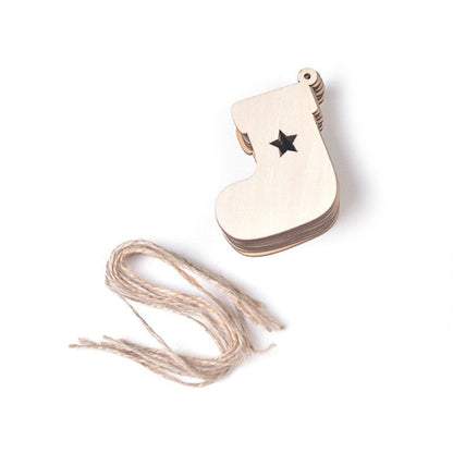 Christmas Wooden Candle Decorations