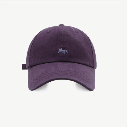 Cute Fox Embroidered Baseball Caps