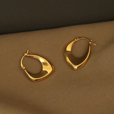 Geometric Simple Metal Earrings