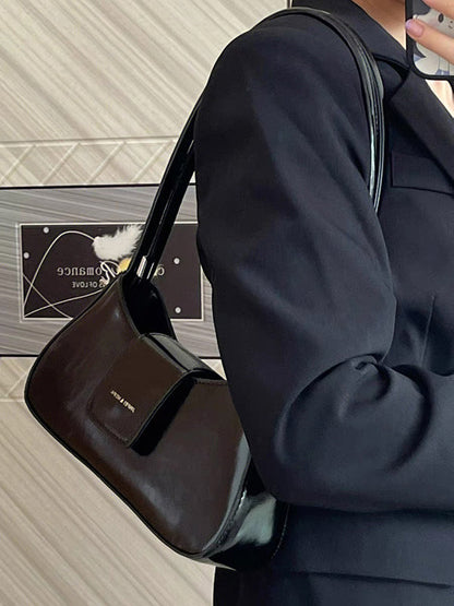 Geometric Split-Joint Zipper Bags Handbags