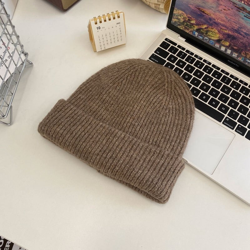 Solid Color Knit Beanie