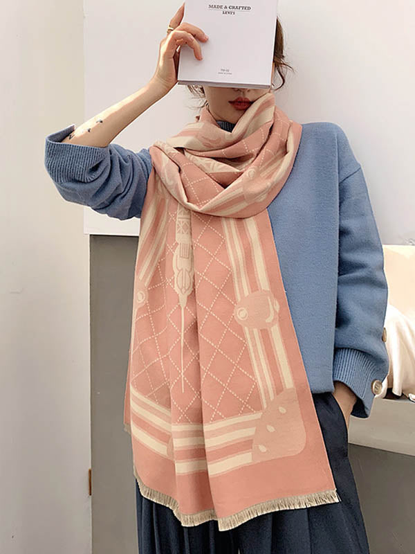 Original Warm Print Shawl&Scarf