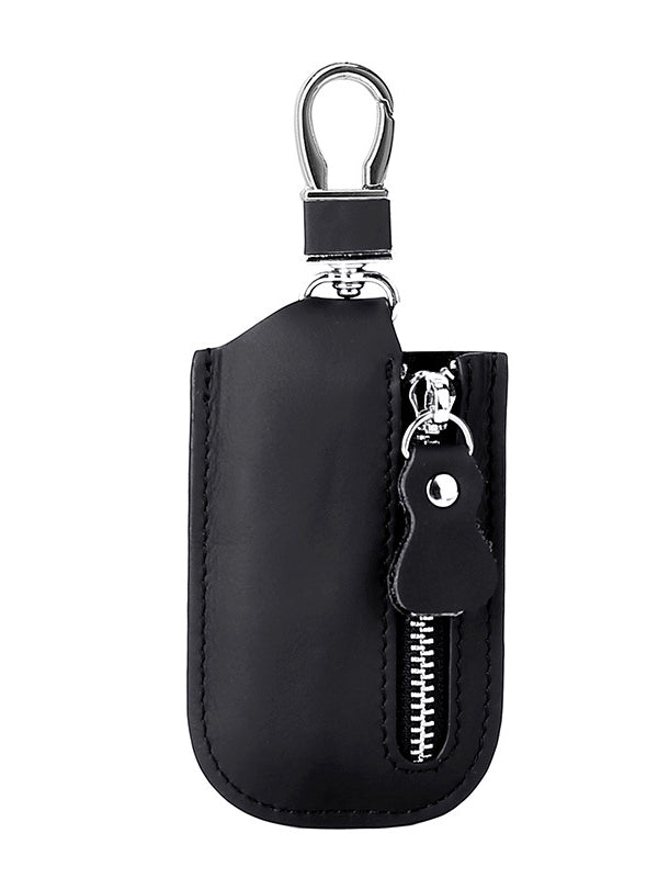 Solid Simple Durable  Car Key Bag Keychain Wallet