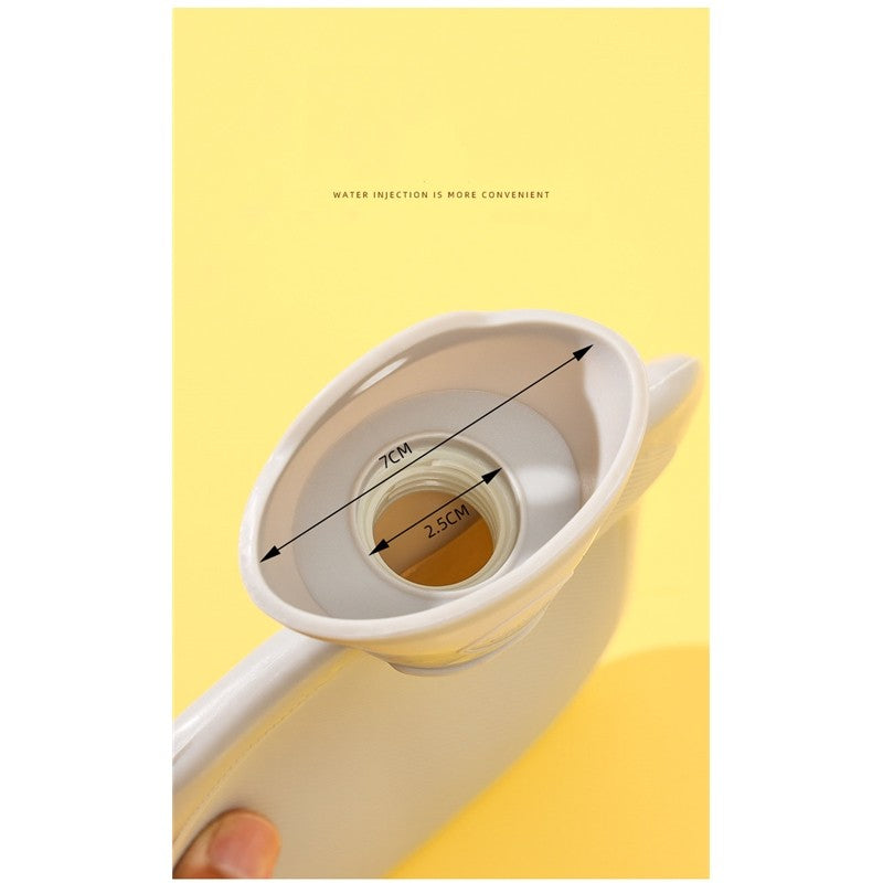 Cartoon Printed Infusing Water Fleece Cover Hot Water Bag