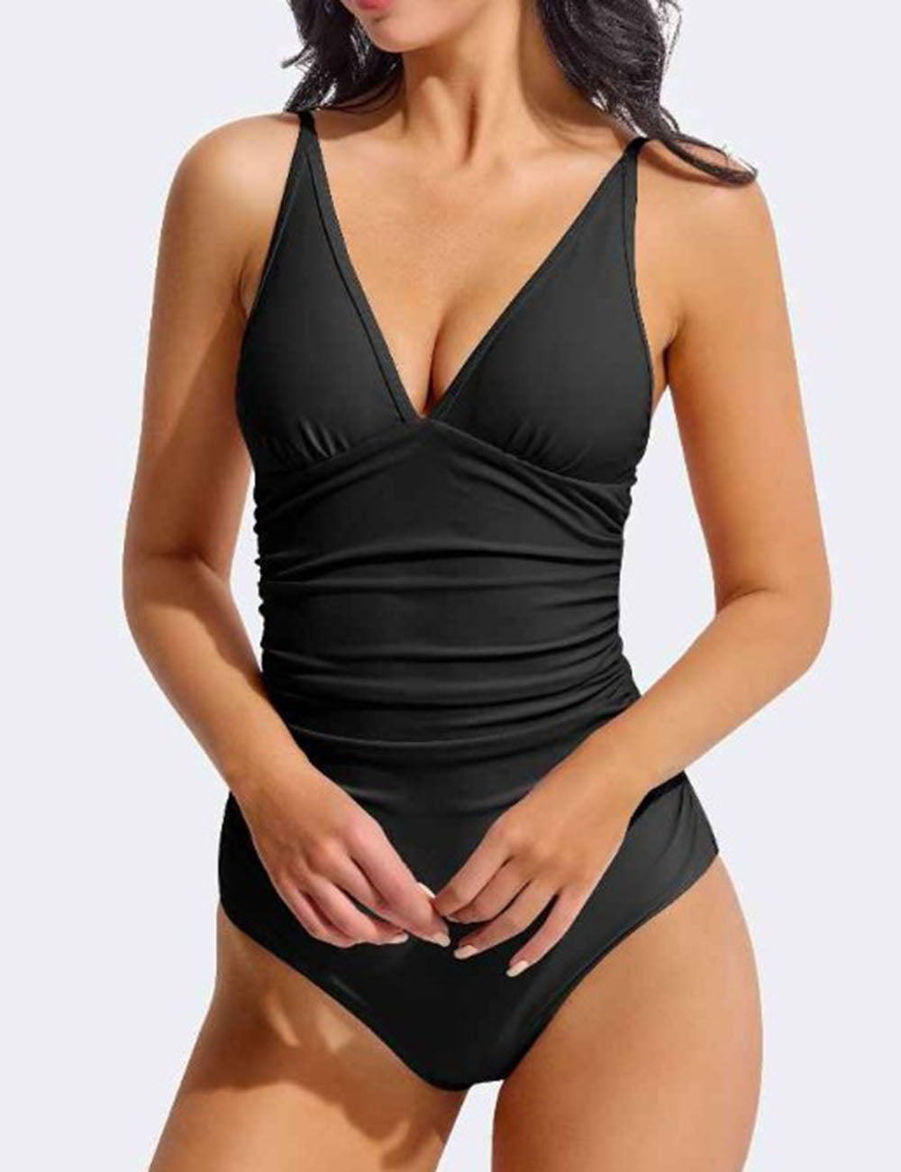 Spaghetti Sleeveless One Piece Swimwear