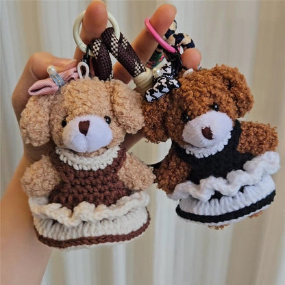 Cute Cake Skirt Dog Pendant