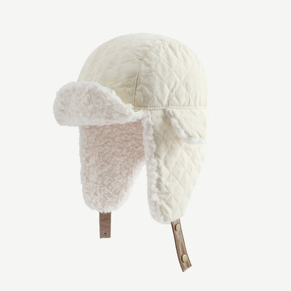 Solid Color Teddy Padded Warm Hat