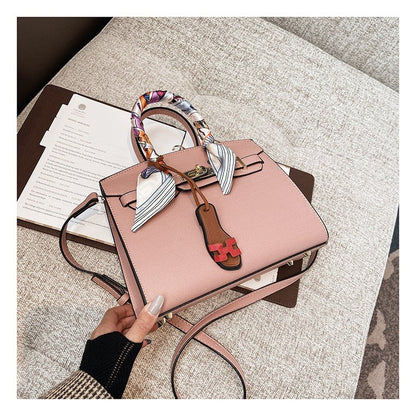 Muticolor Single-Shoulder Crossbody Square Kelly Bag