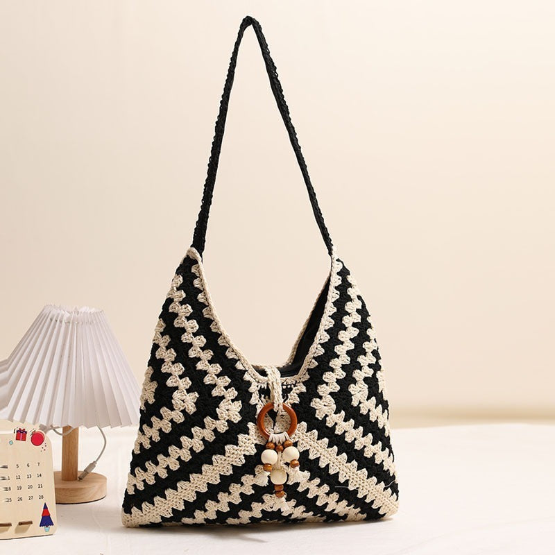Simple Beach Straw Shouder Bag