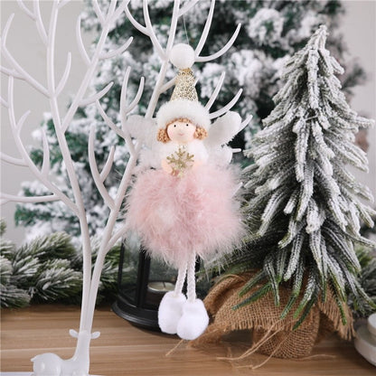 Feather Angel Christmas Ornament
