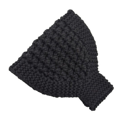 Solid Color Knitted Warm Ear Protection Beanie