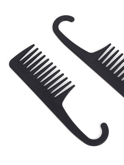 Wide Tooth Shower Comb With Hook