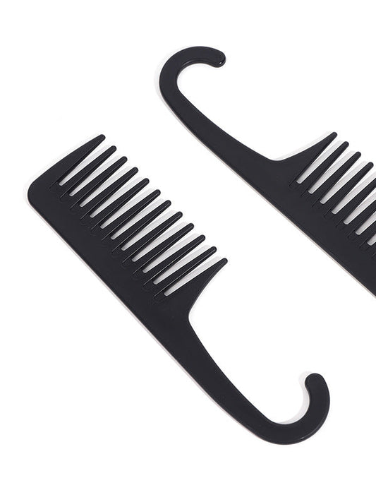 Wide Tooth Shower Comb With Hook