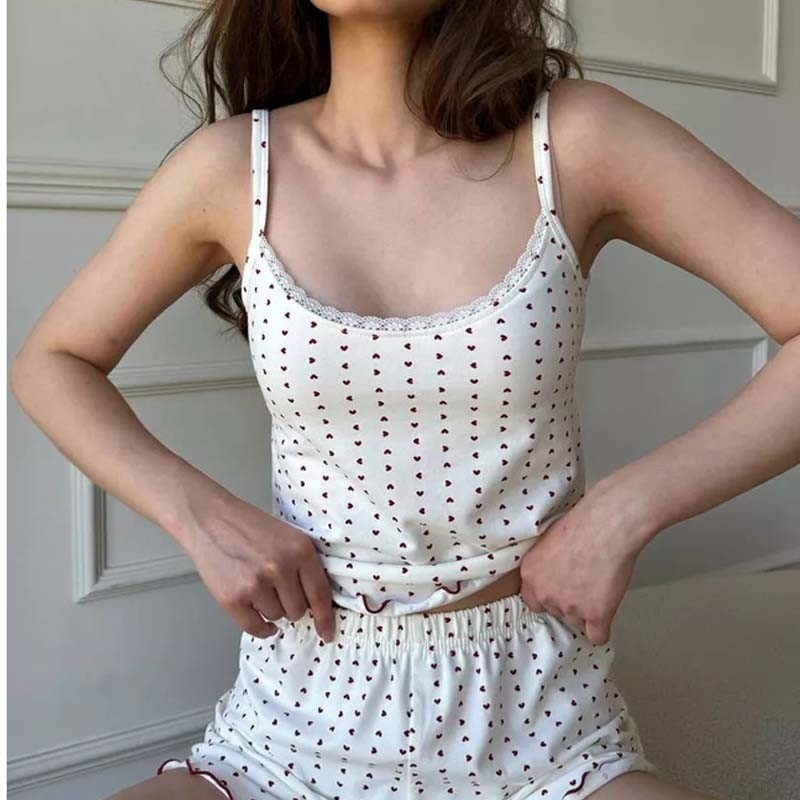 Sweet Fresh Girl Style Pants Set