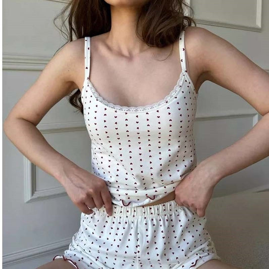 Sweet Fresh Girl Style Pants Set