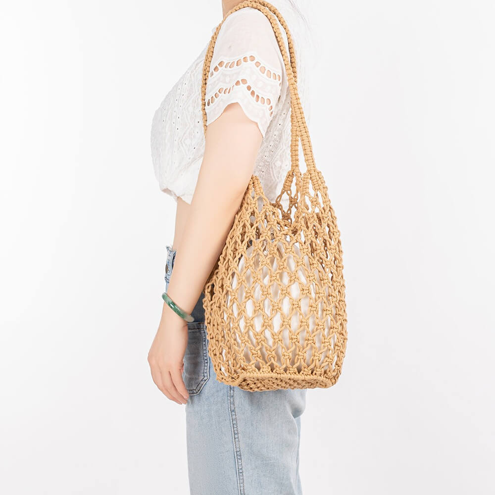 Fashion Hollow Out Bucket Shoulder Bag