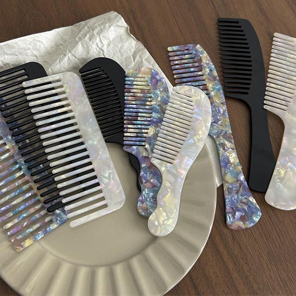 Portable Mini Acrylic Hair Comb