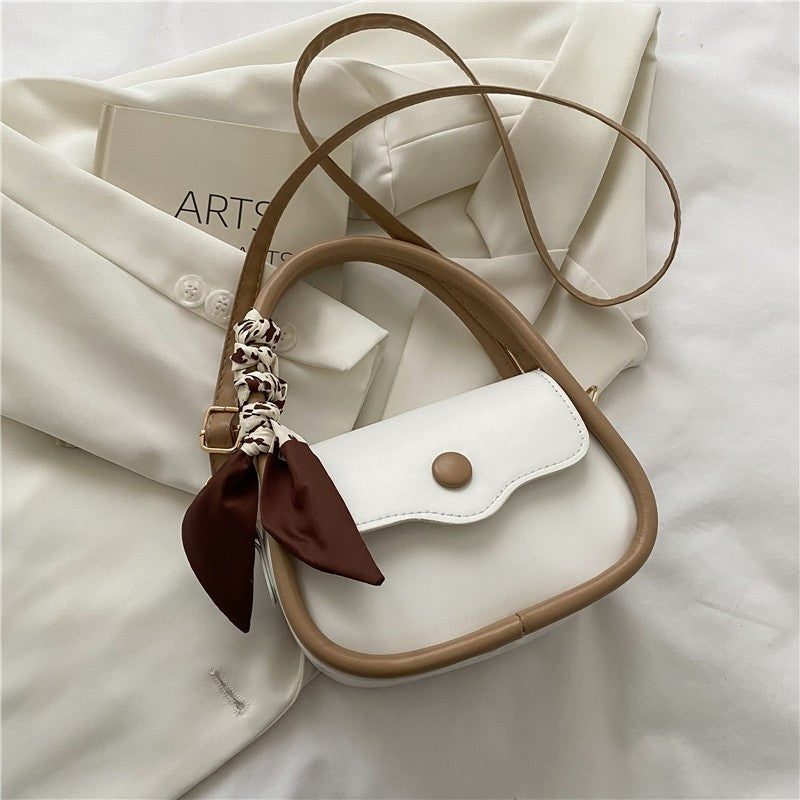 Solid Color Retro Mini Square Bag