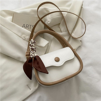 Solid Color Retro Mini Square Bag