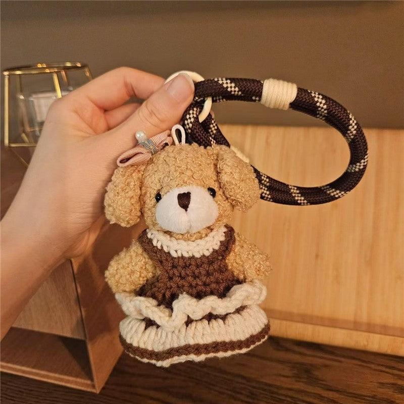 Cute Cake Skirt Dog Pendant