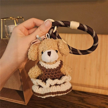 Cute Cake Skirt Dog Pendant