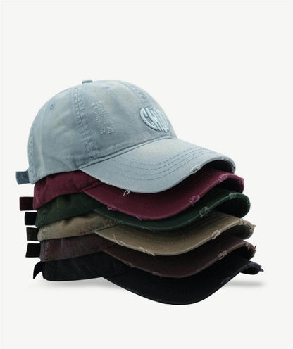 Vintage Washed Embroidered Baseball Caps