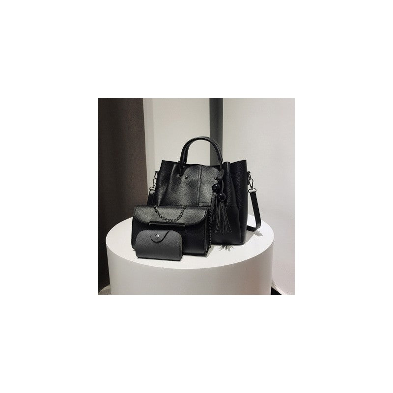 Three-Piece Bag With Tassels